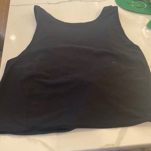 Great crop black lululemon tank